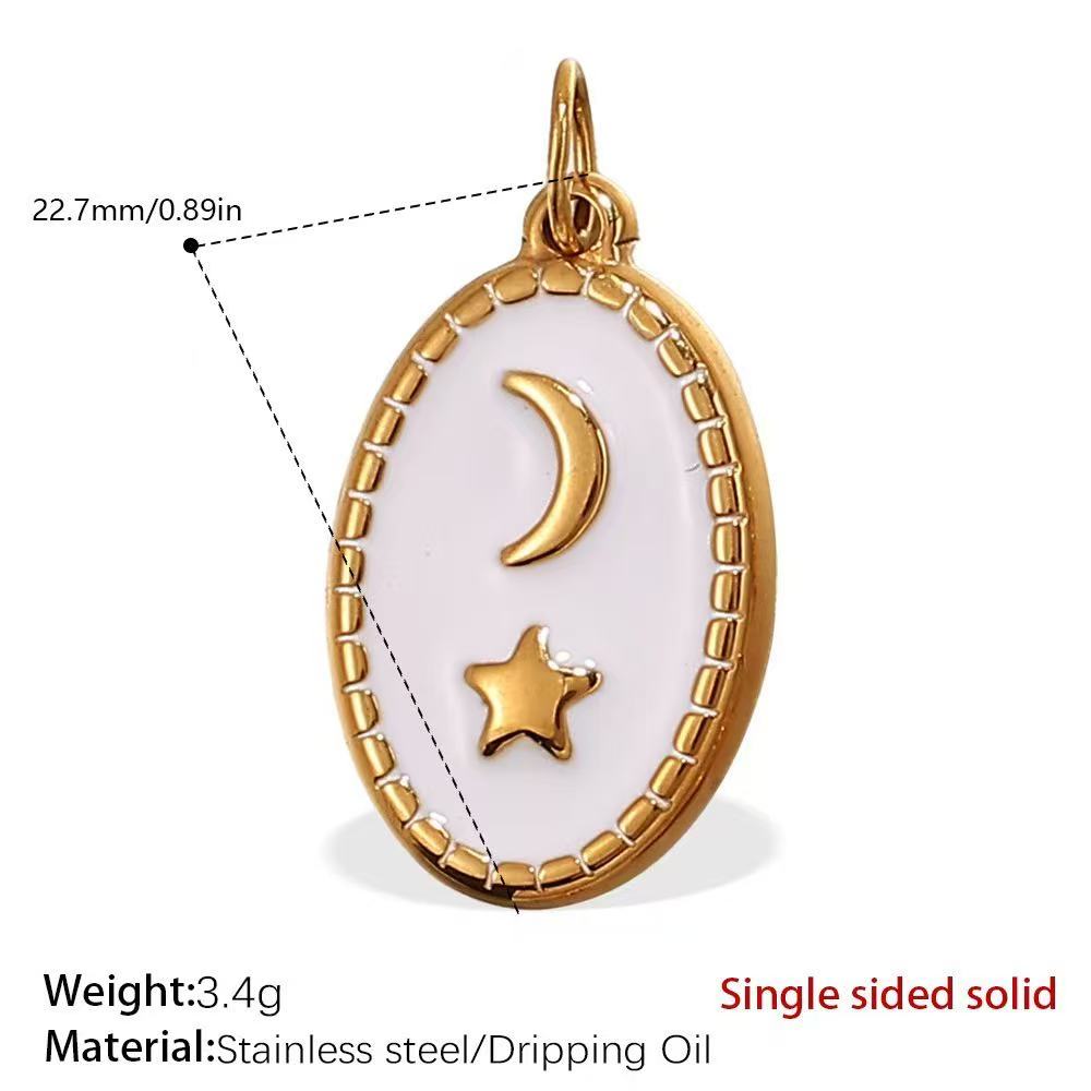 Lu DIY Multi-Style Charm Stainless Steel Plated With 18k Gold