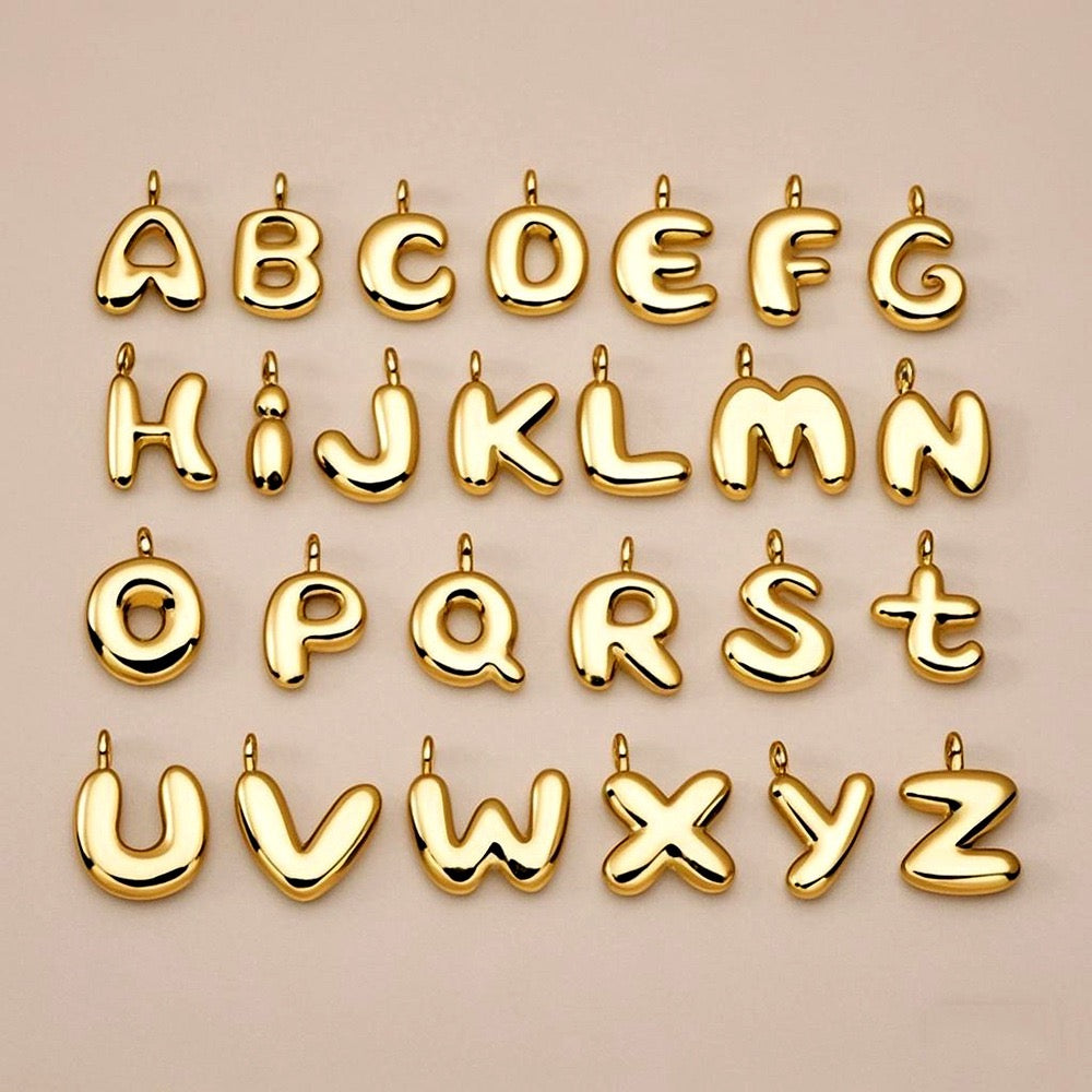 Lu Stainless Steel A-Z Gold Color