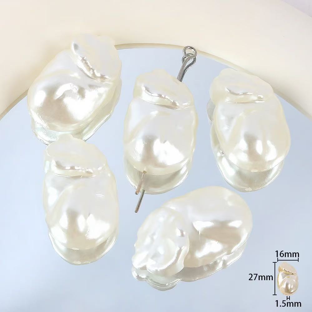 Lu ABS Baroque Imitation Pearl Irregular Shaped Pearls