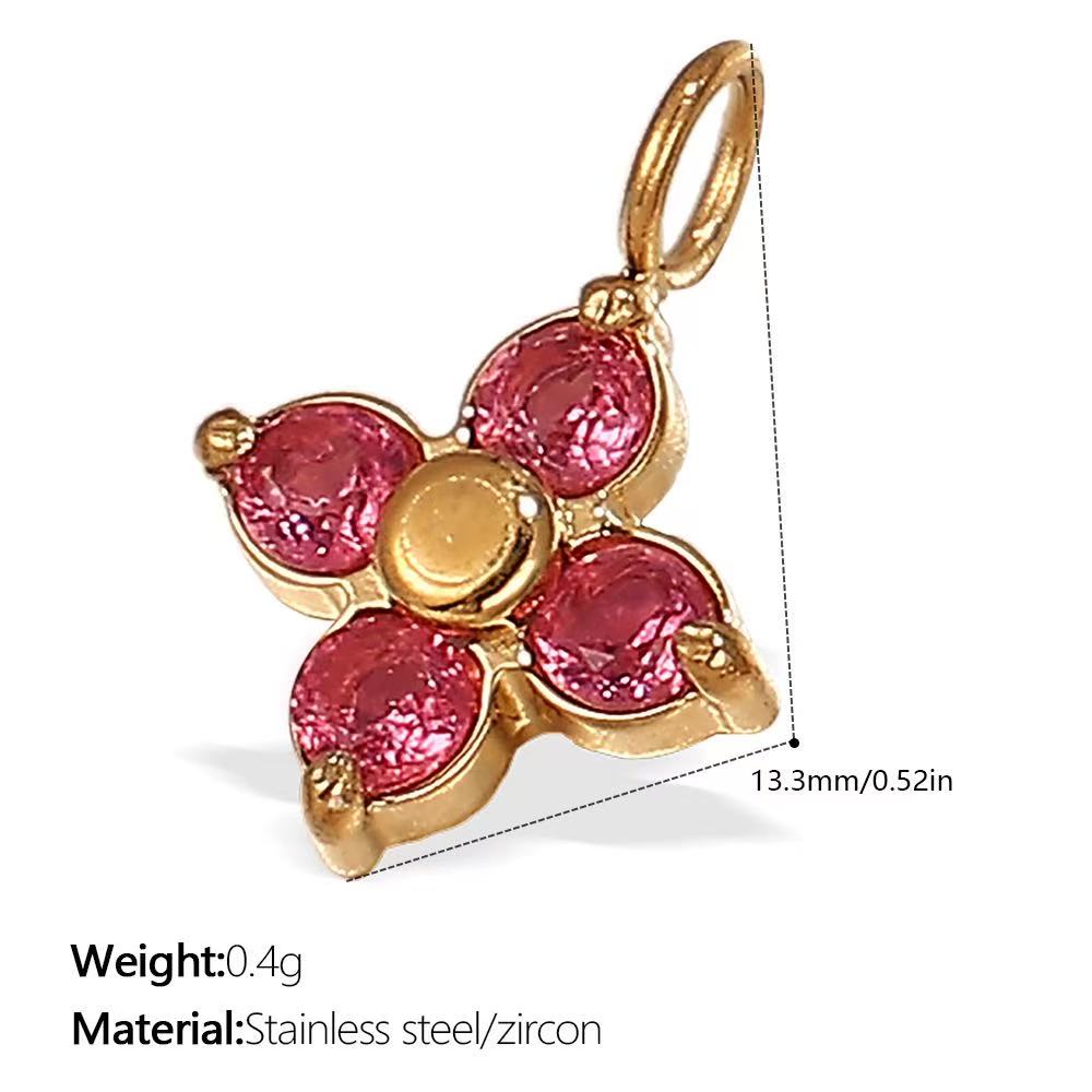 Lu DIY Multi-Style Charm Stainless Steel Plated With 18k Gold