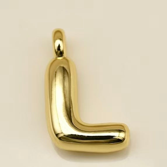 Lu Stainless Steel A-Z Gold Color