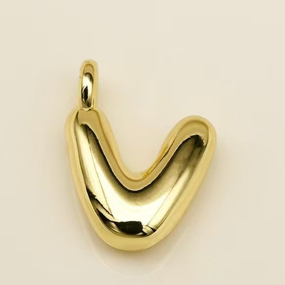 Lu Stainless Steel A-Z Gold Color