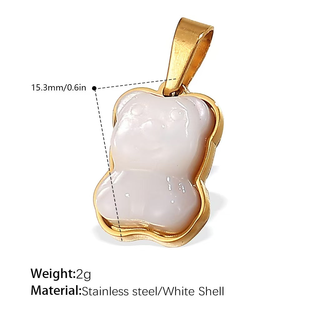 Lu DIY Multi-Style Charm Stainless Steel Plated With 18k Gold