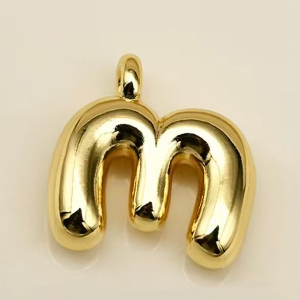 Lu Stainless Steel A-Z Gold Color