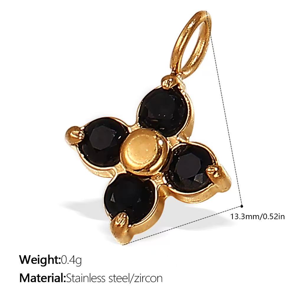 Lu DIY Multi-Style Charm Stainless Steel Plated With 18k Gold