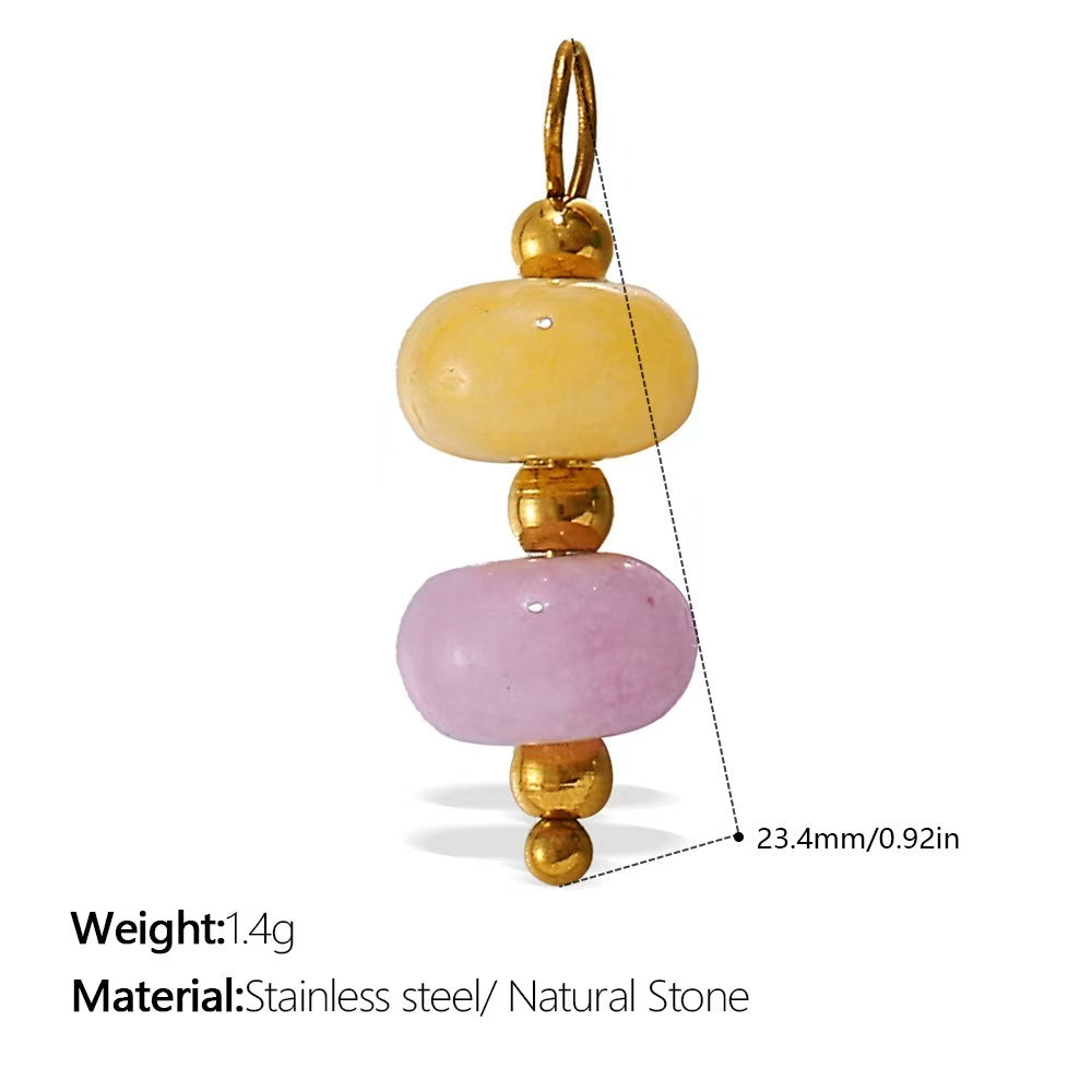 Lu DIY Multi-Style Charm Stainless Steel Plated With 18k Gold
