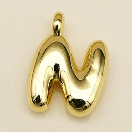 Lu Stainless Steel A-Z Gold Color