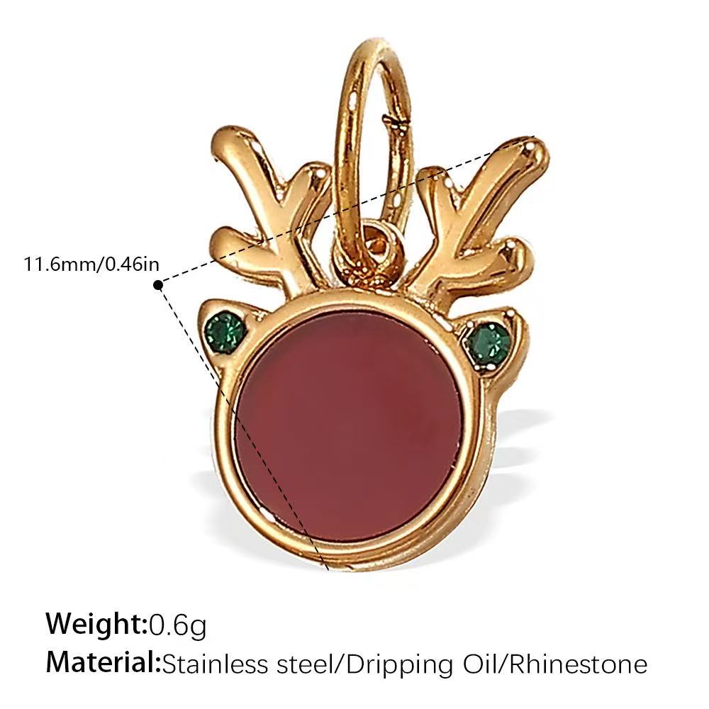 Lu DIY Multi-Style Charm Stainless Steel Plated With 18k Gold
