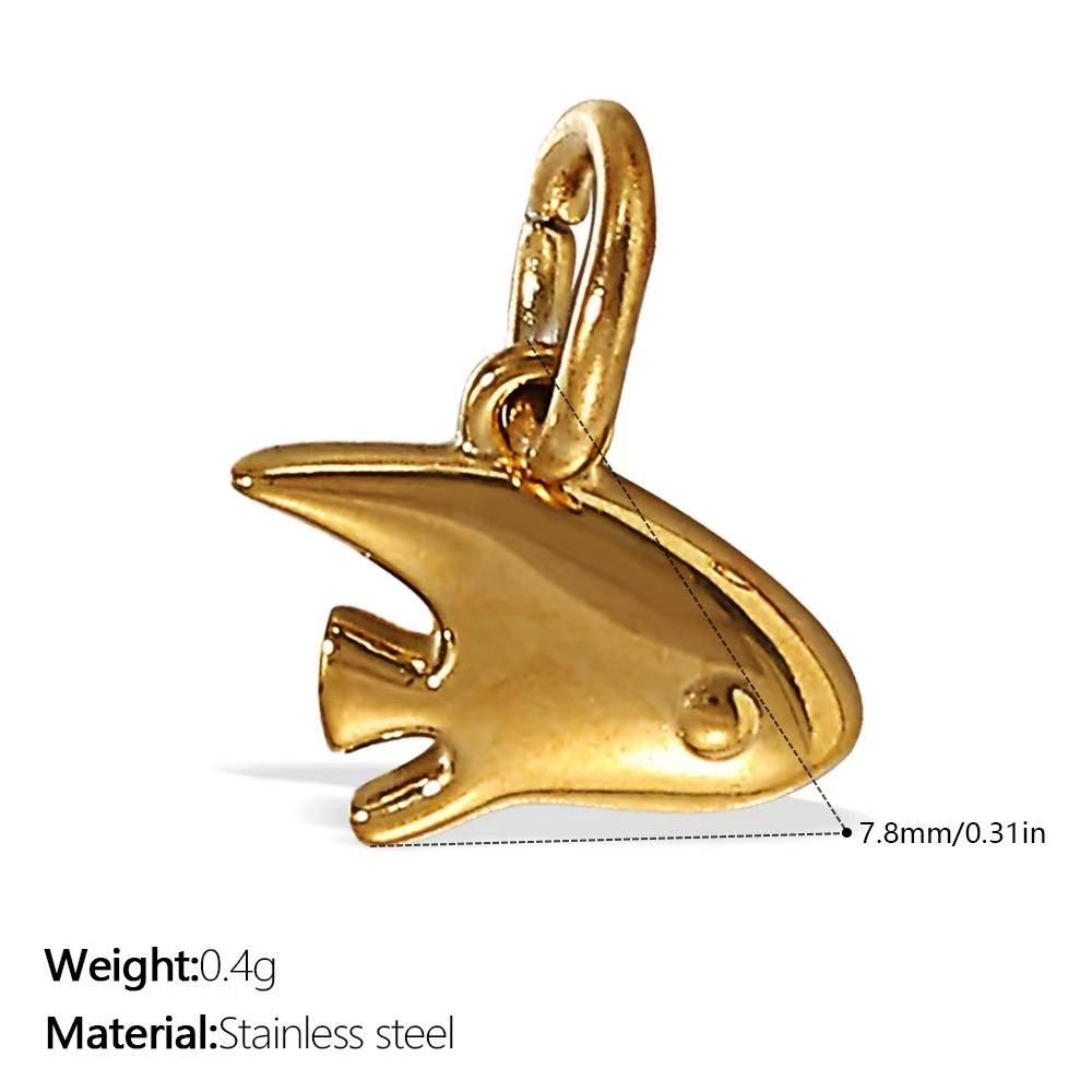 Lu DIY Multi-Style Charm Stainless Steel Plated With 18k Gold