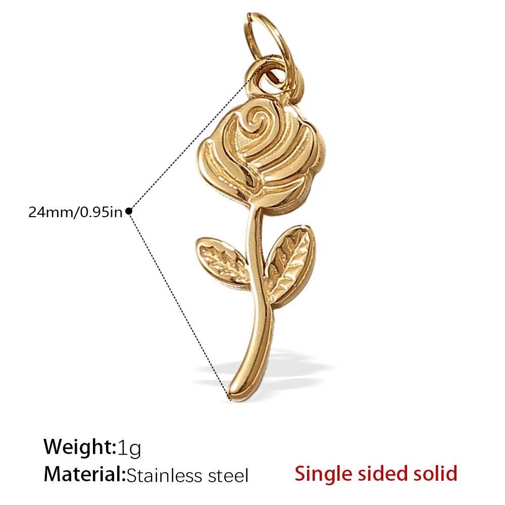 Lu DIY Multi-Style Charm Stainless Steel Plated With 18k Gold