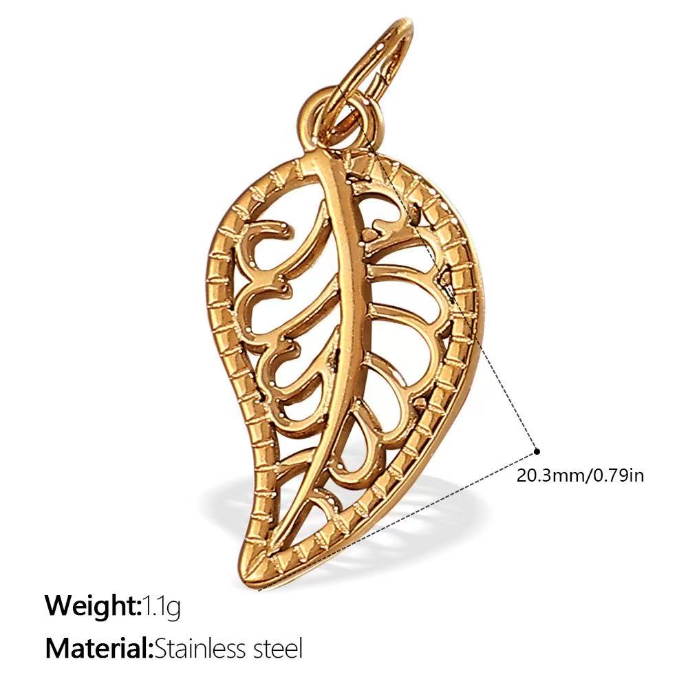 Lu DIY Multi-Style Charm Stainless Steel Plated With 18k Gold