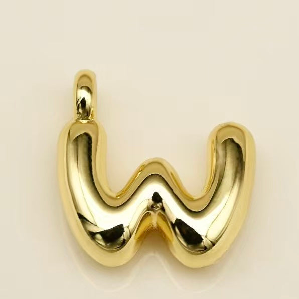 Lu Stainless Steel A-Z Gold Color
