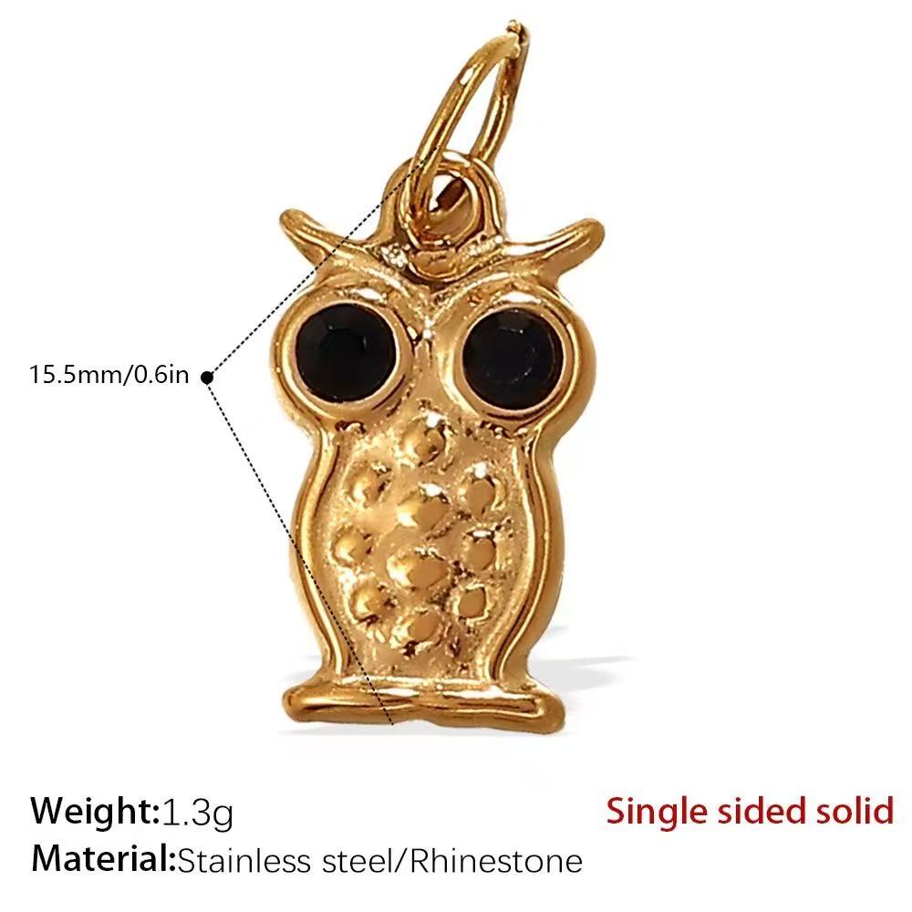 Lu DIY Multi-Style Charm Stainless Steel Plated With 18k Gold