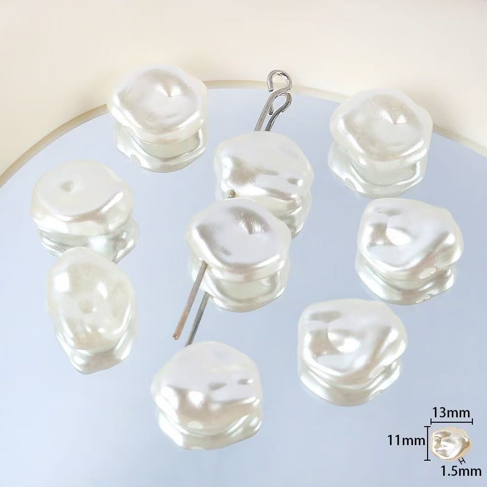Lu ABS Baroque Imitation Pearl Irregular Shaped Pearls