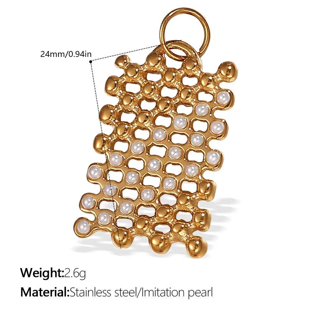 Lu DIY Multi-Style Charm Stainless Steel Plated With 18k Gold