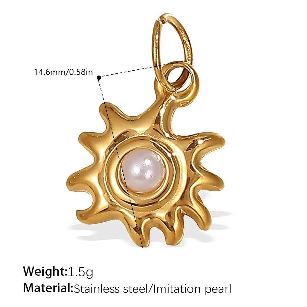 Lu DIY Multi-Style Charm Stainless Steel Plated With 18k Gold