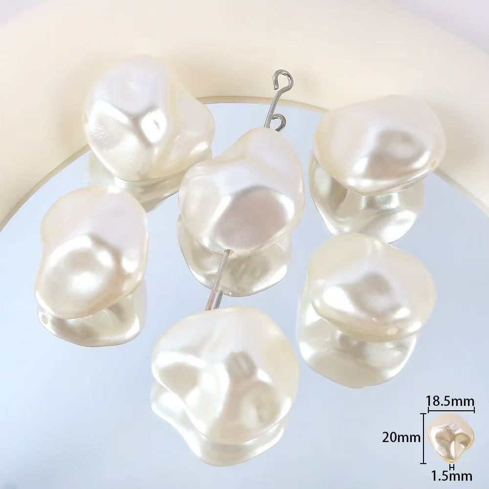 Lu ABS Baroque Imitation Pearl Irregular Shaped Pearls