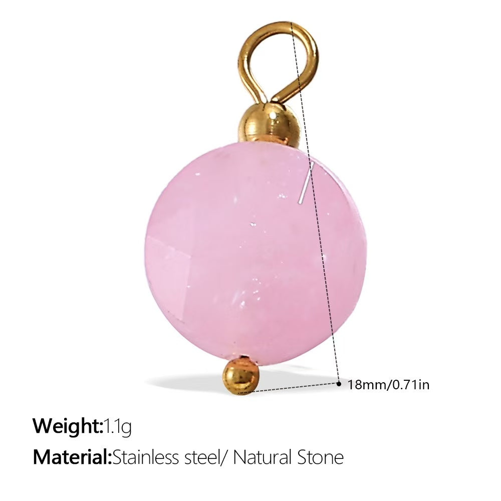 Lu DIY Multi-Style Charm Stainless Steel Plated With 18k Gold