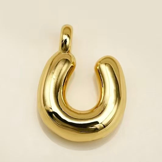 Lu Stainless Steel A-Z Gold Color