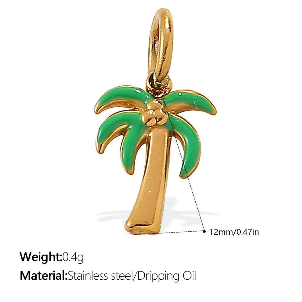 Lu DIY Multi-Style Charm Stainless Steel Plated With 18k Gold