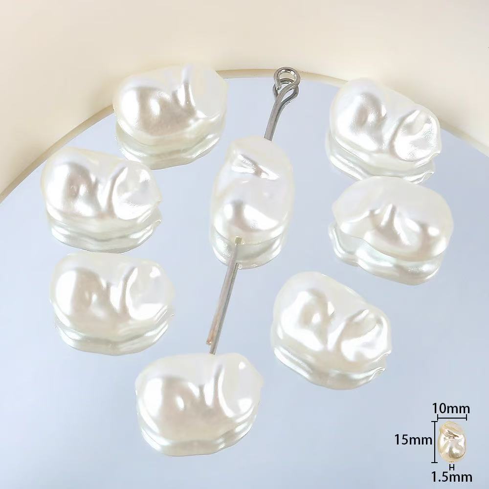 Lu ABS Baroque Imitation Pearl Irregular Shaped Pearls