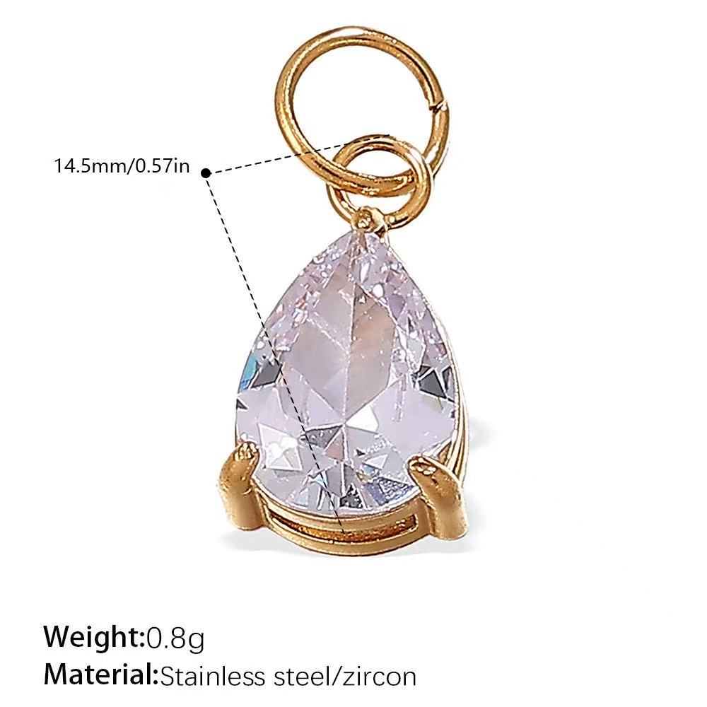 Lu DIY Multi-Style Charm Stainless Steel Plated With 18k Gold