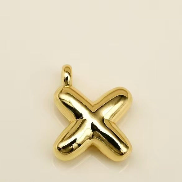 Lu Stainless Steel A-Z Gold Color