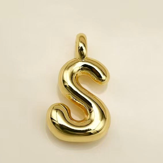 Lu Stainless Steel A-Z Gold Color