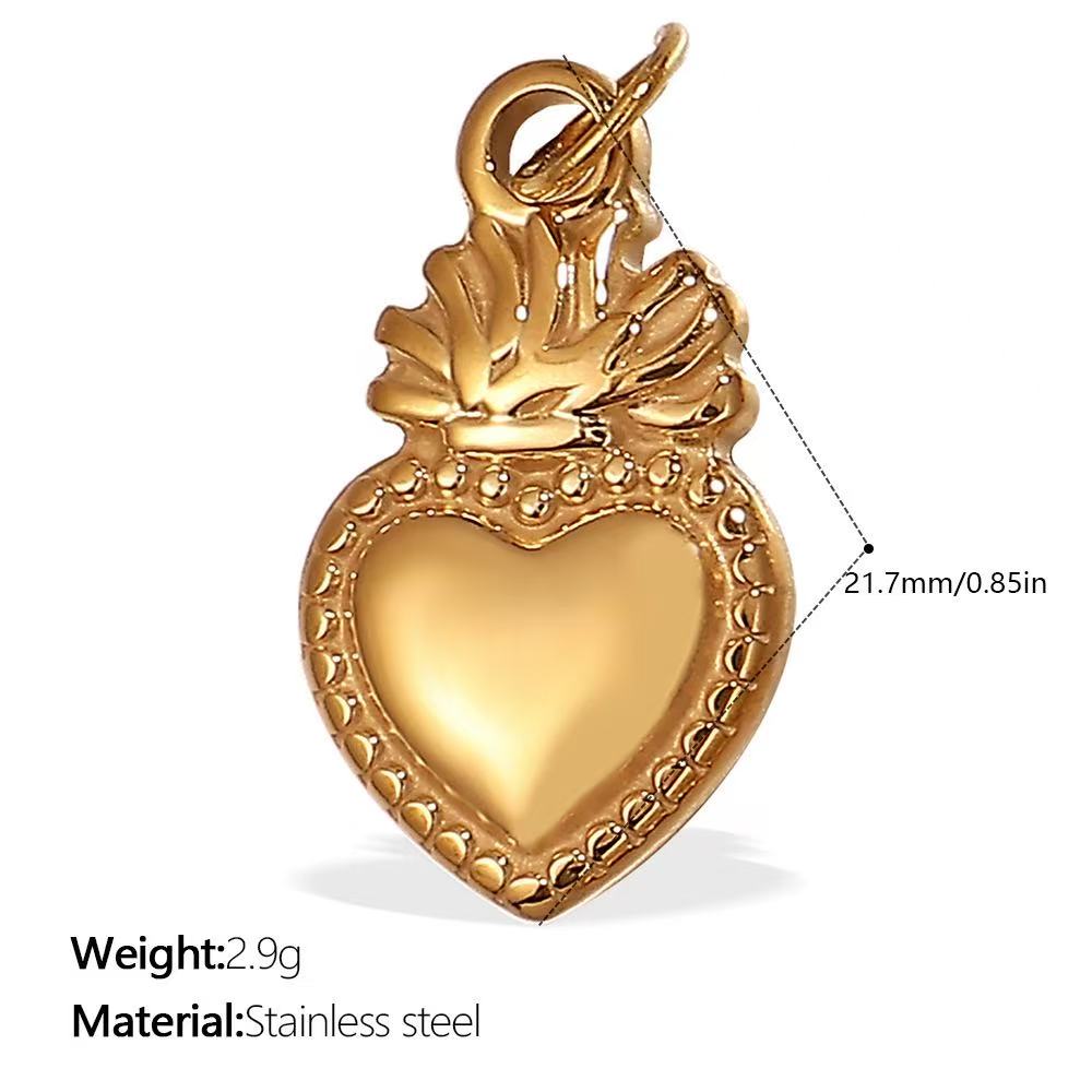 Lu DIY Multi-Style Charm Stainless Steel Plated With 18k Gold