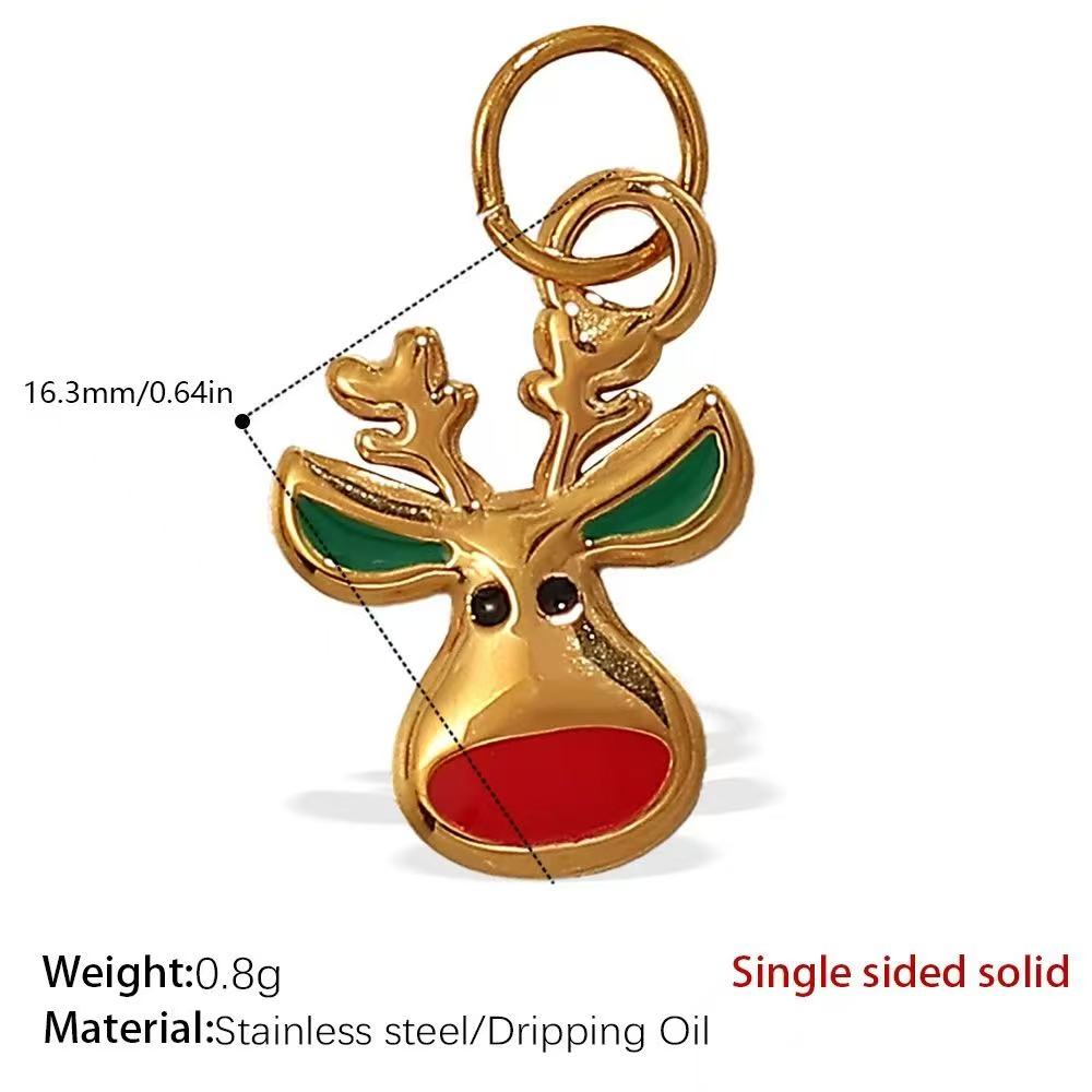 Lu DIY Multi-Style Charm Stainless Steel Plated With 18k Gold