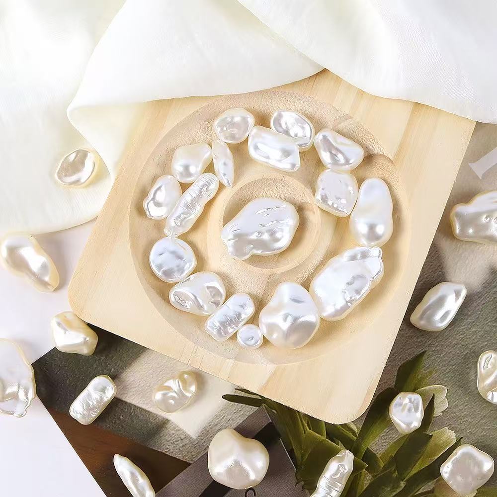 Lu ABS Baroque Imitation Pearl Irregular Shaped Pearls