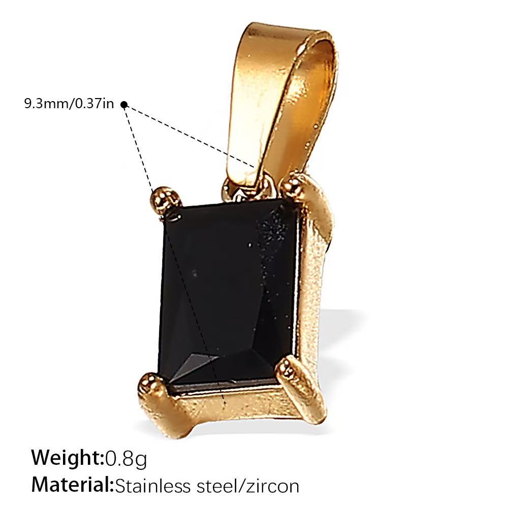 Lu DIY Multi-Style Charm Stainless Steel Plated With 18k Gold