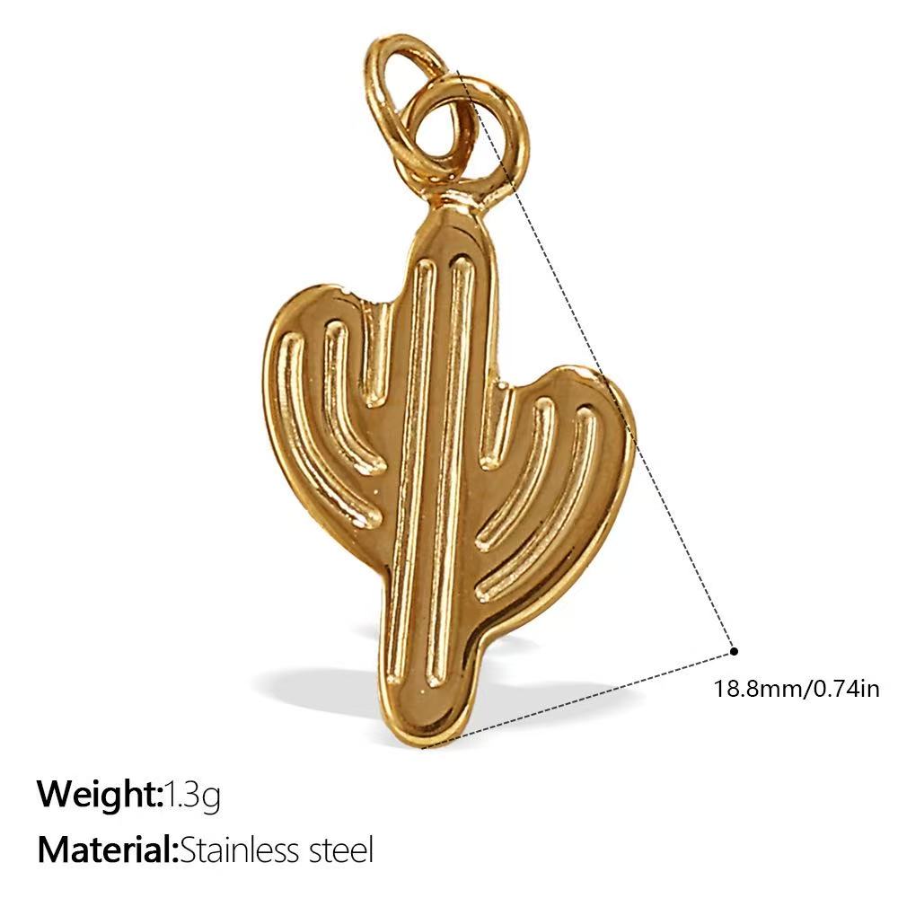 Lu DIY Multi-Style Charm Stainless Steel Plated With 18k Gold