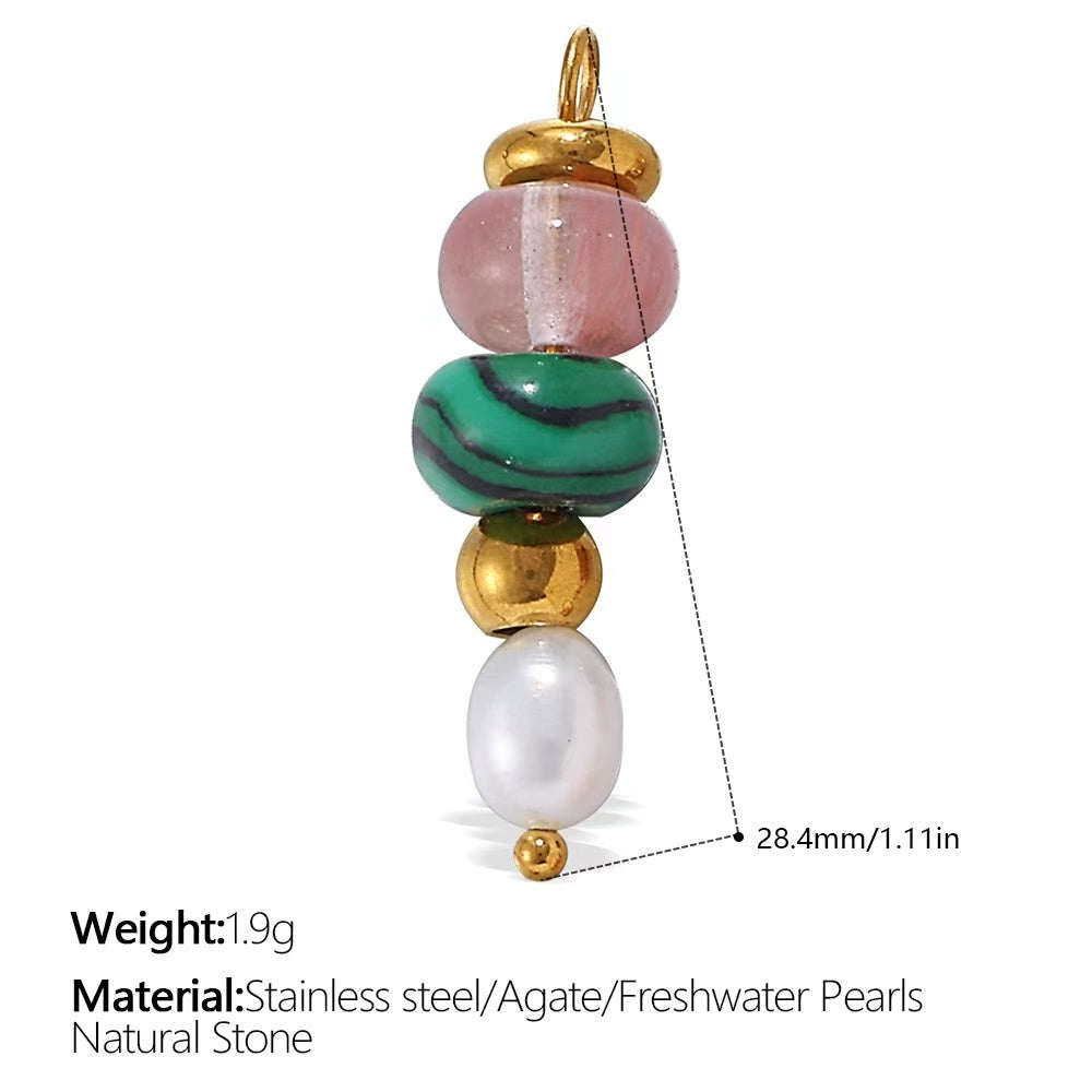 Lu DIY Multi-Style Charm Stainless Steel Plated With 18k Gold