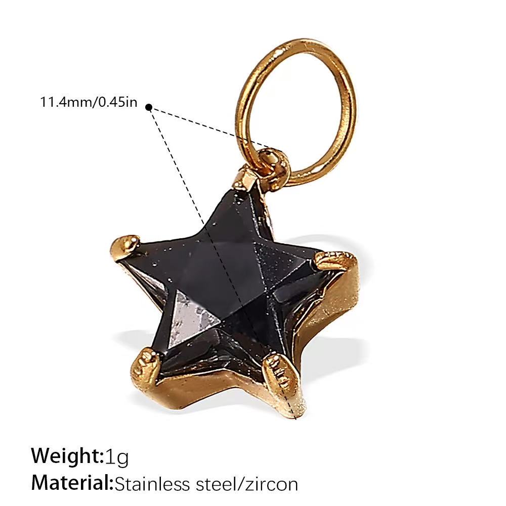 Lu DIY Multi-Style Charm Stainless Steel Plated With 18k Gold