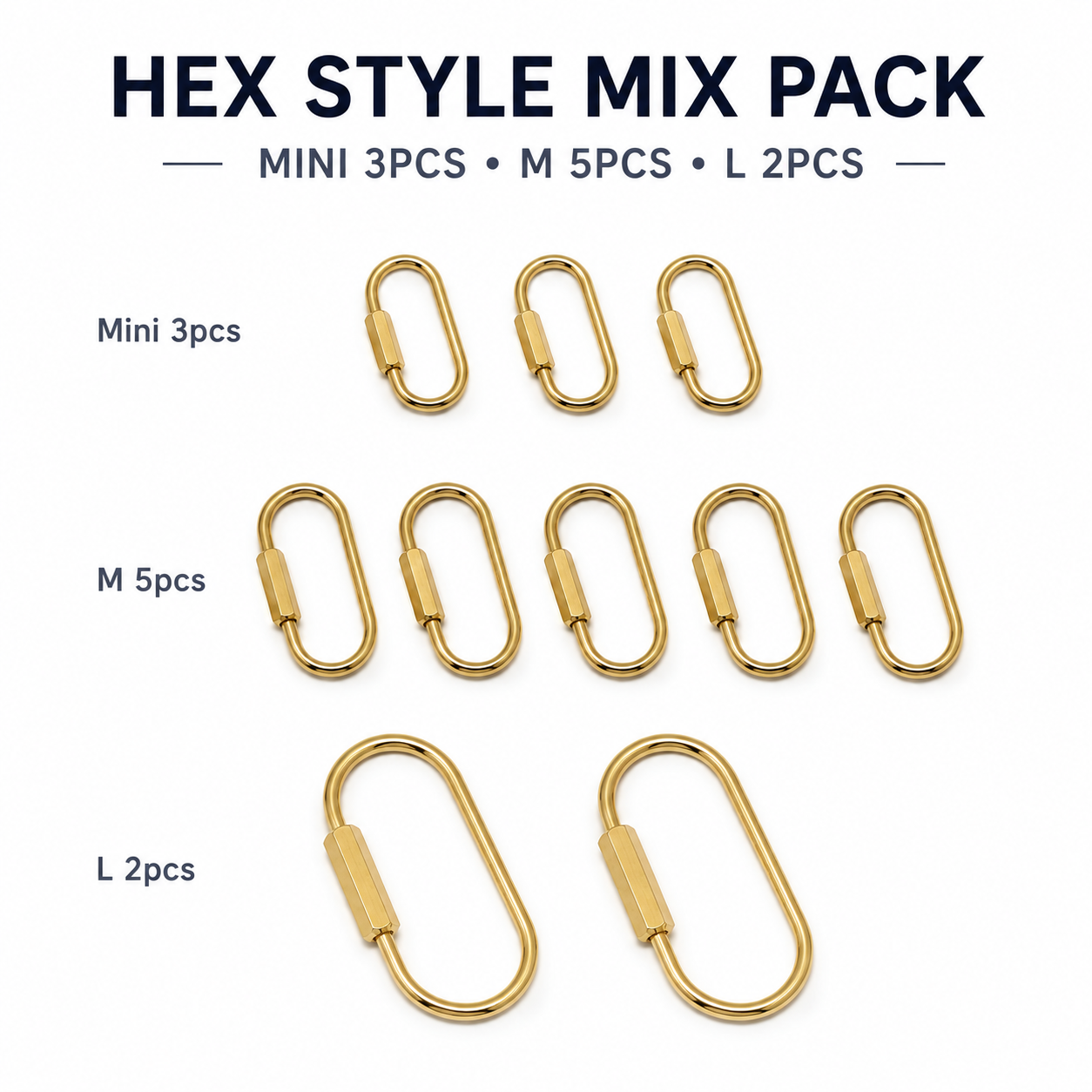 Lu Bulk Carabiners Bag Charm Key Ring Sale price