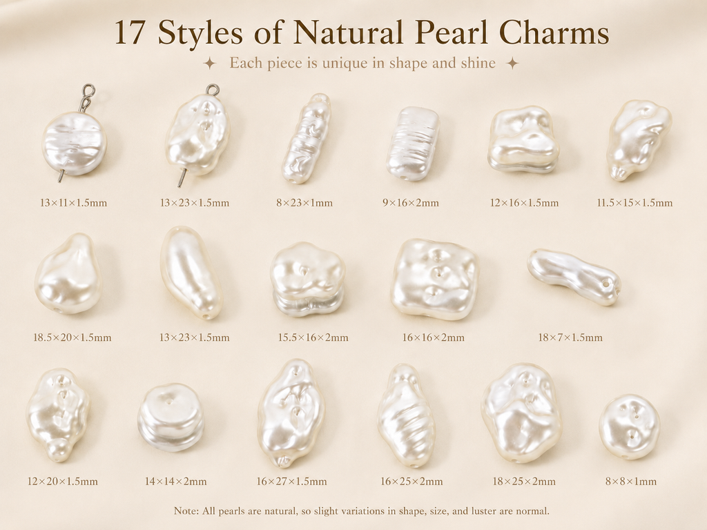 Lu ABS Baroque Imitation Pearl Irregular Shaped Pearls
