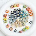 Lu 100Pcs Chinese Jingdezhen Porcelain Beads