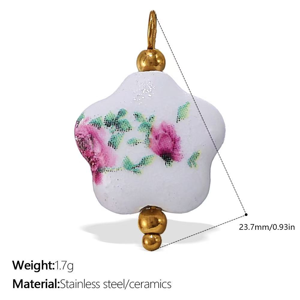 Lu DIY Multi-Style Charm Stainless Steel Plated With 18k Gold