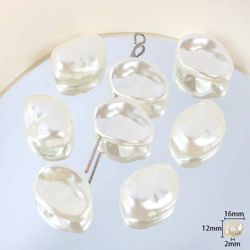Lu ABS Baroque Imitation Pearl Irregular Shaped Pearls