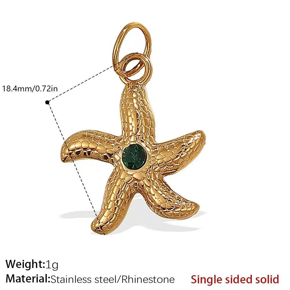 Lu DIY Multi-Style Charm Stainless Steel Plated With 18k Gold