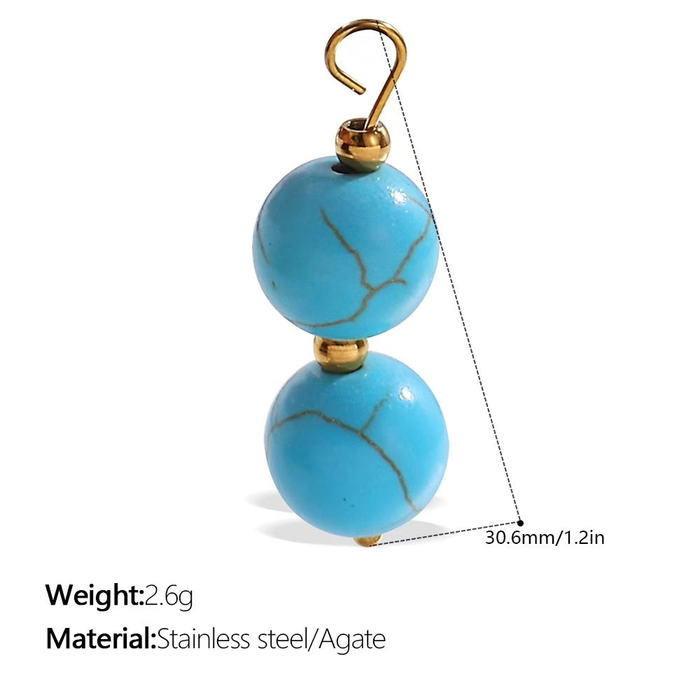 Lu DIY Multi-Style Charm Stainless Steel Plated With 18k Gold