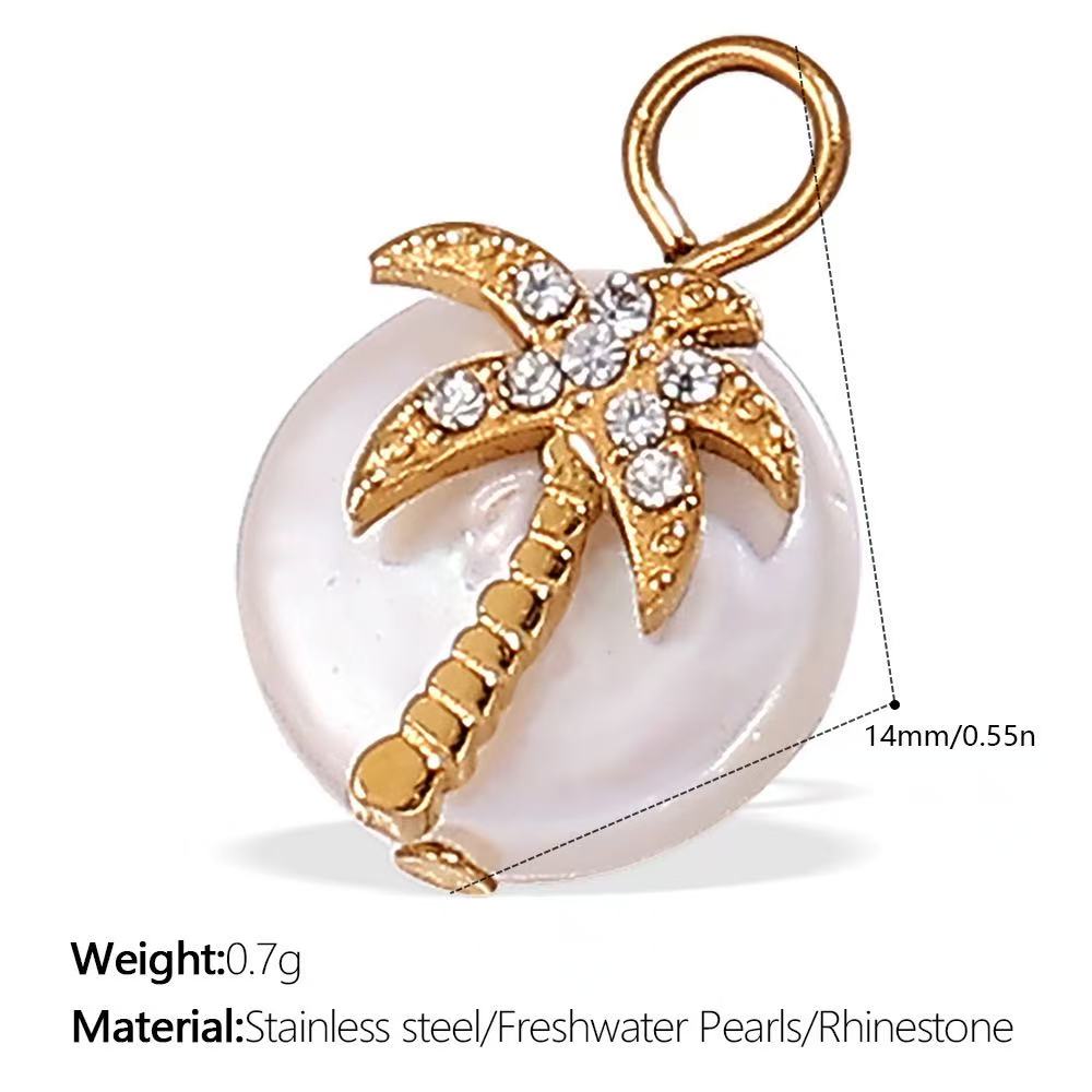 Lu DIY Multi-Style Charm Stainless Steel Plated With 18k Gold