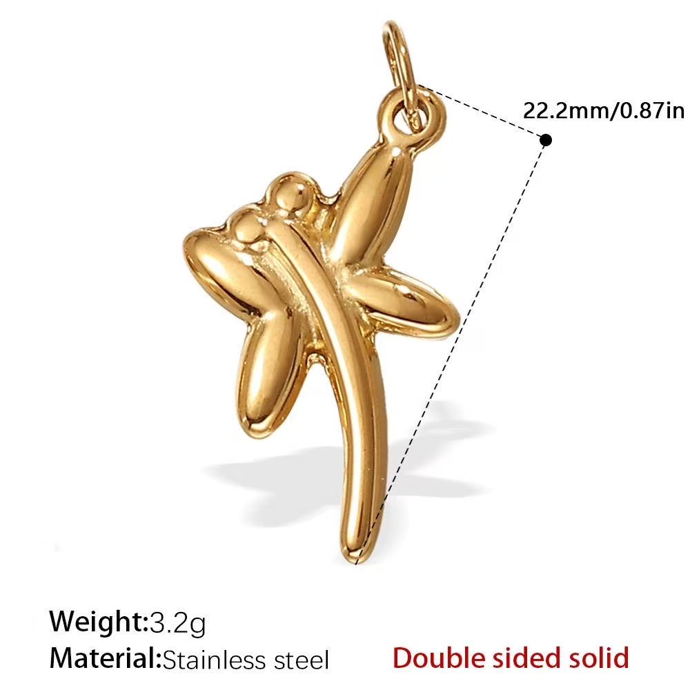 Lu DIY Multi-Style Charm Stainless Steel Plated With 18k Gold