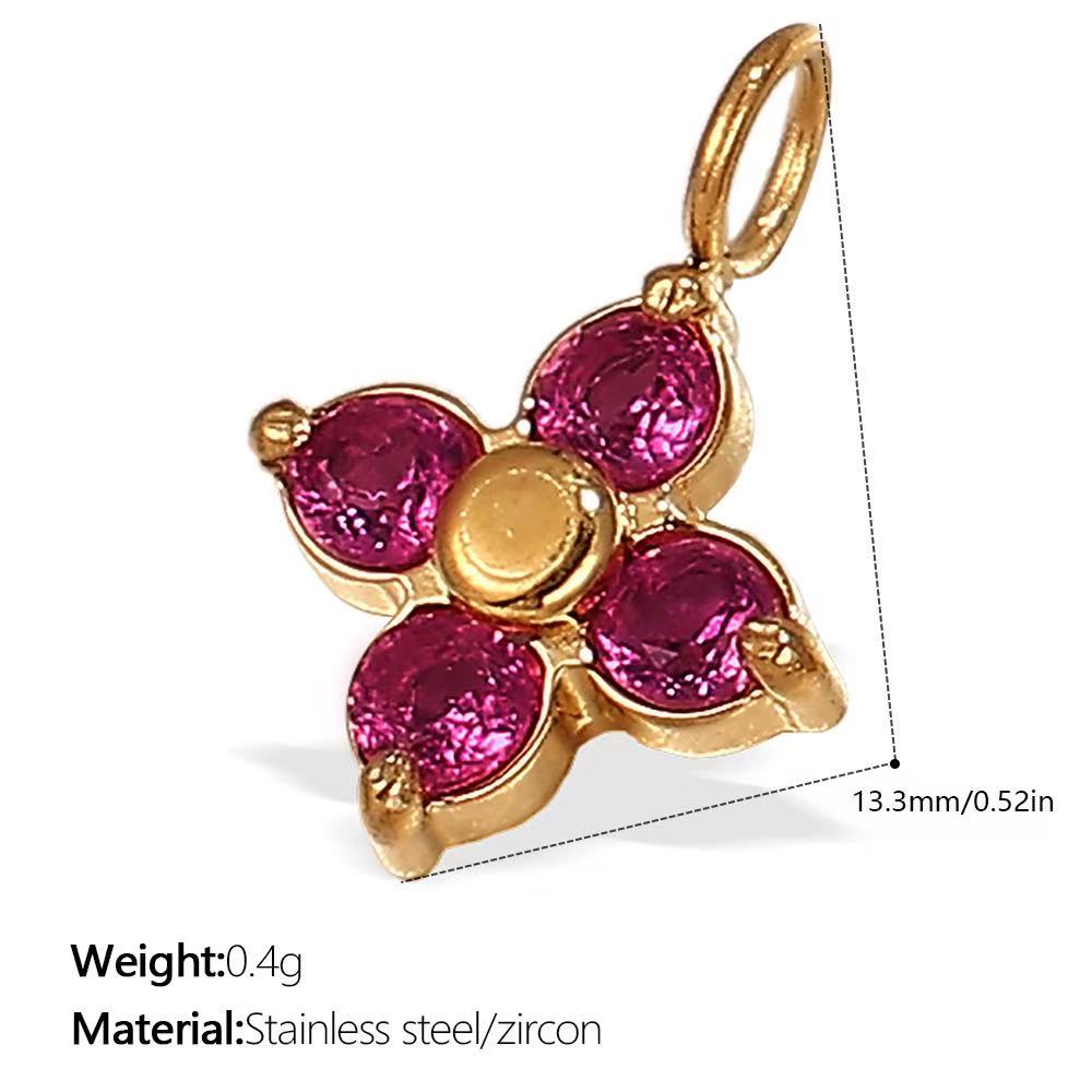 Lu DIY Multi-Style Charm Stainless Steel Plated With 18k Gold