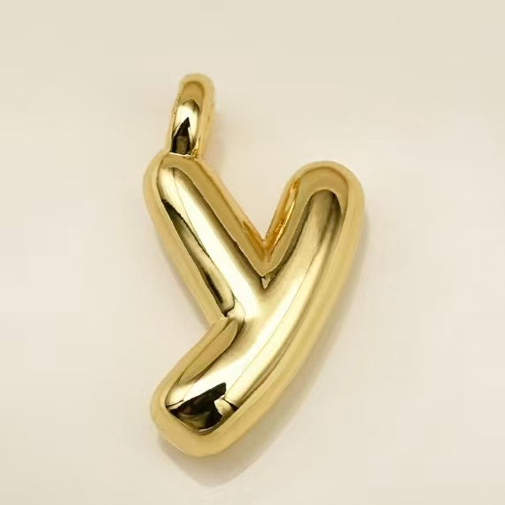 Lu Stainless Steel A-Z Gold Color