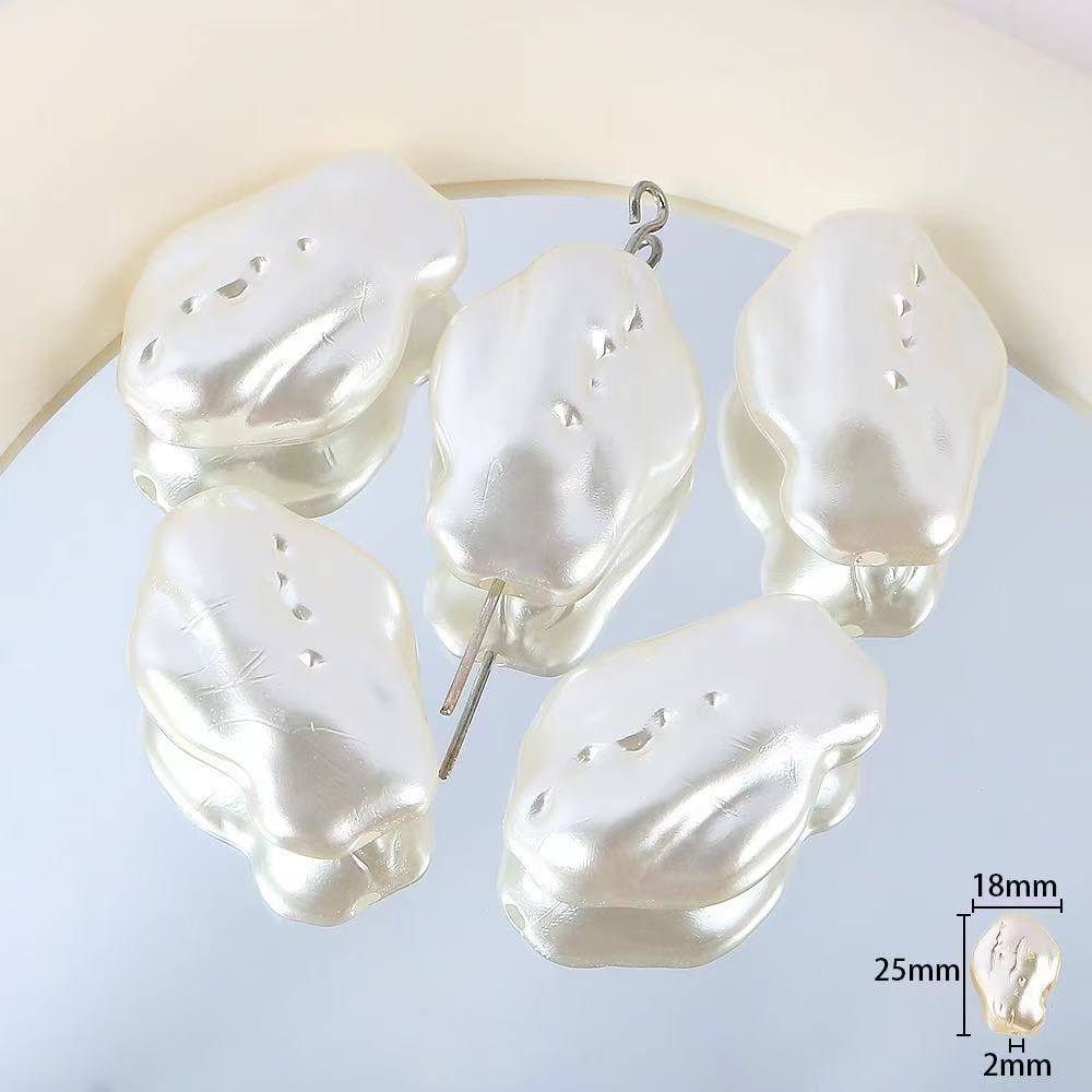 Lu ABS Baroque Imitation Pearl Irregular Shaped Pearls
