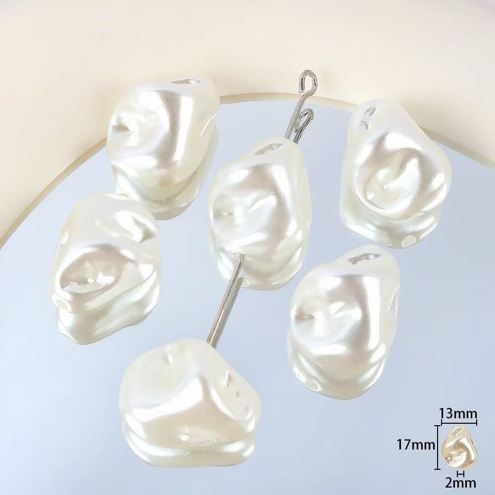 Lu ABS Baroque Imitation Pearl Irregular Shaped Pearls